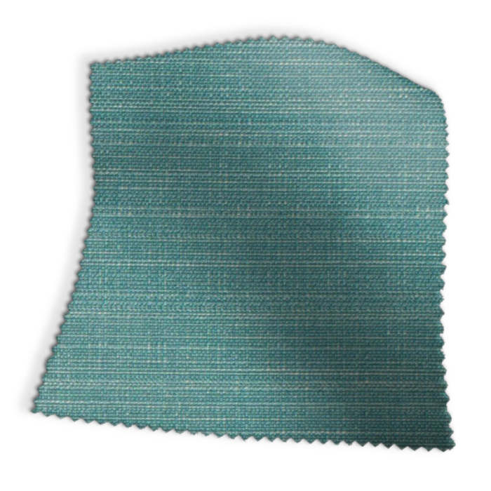 Made To Measure Roman Blinds Raffia Teal Swatch
