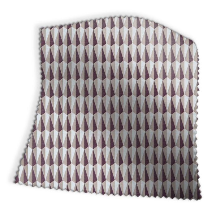 Made To Measure Roman Blinds Shard Aubergine Swatch