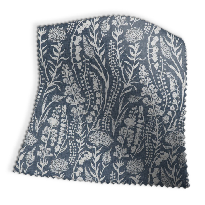 Made To Measure Roman Blinds Turi Denim Swatch