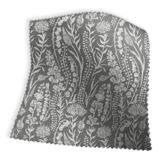 Made To Measure Roman Blinds Turi Silver Swatch