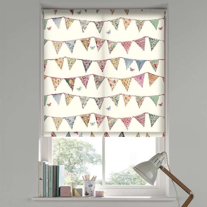 Bunting Cream Roller Blind