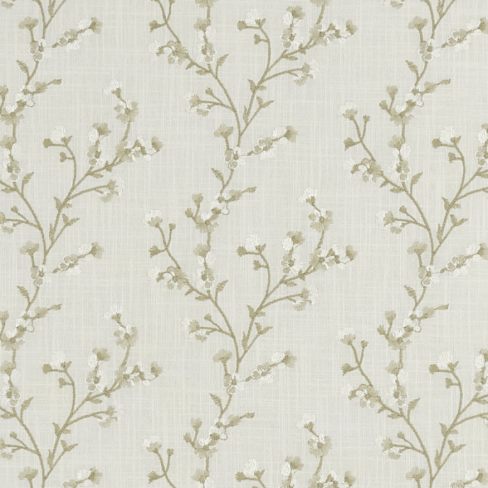 Made To Measure Curtains Blossom Ivory Flat Image