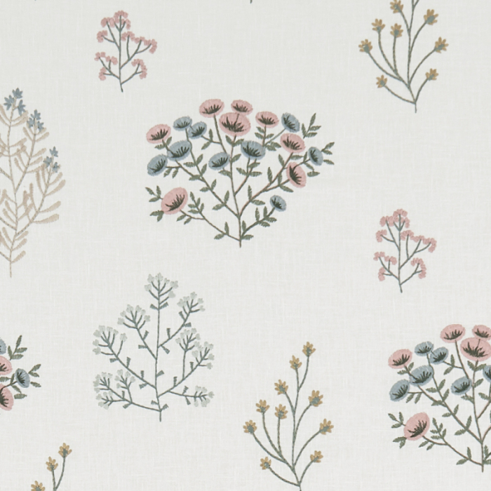 Made To Measure Curtains Floris Eau De Nil Flat Image