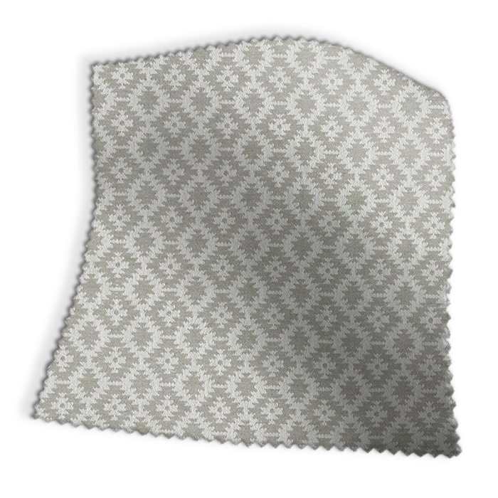 Made To Measure Curtains Mono Silver Swatch