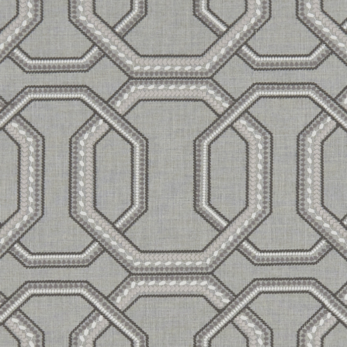 Made To Measure Roman Blinds Repeat Charcoal Flat Image
