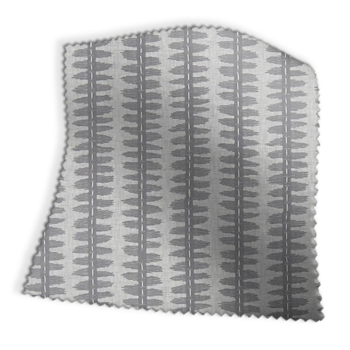 Made To Measure Roman Blinds Risco Charcoal Swatch