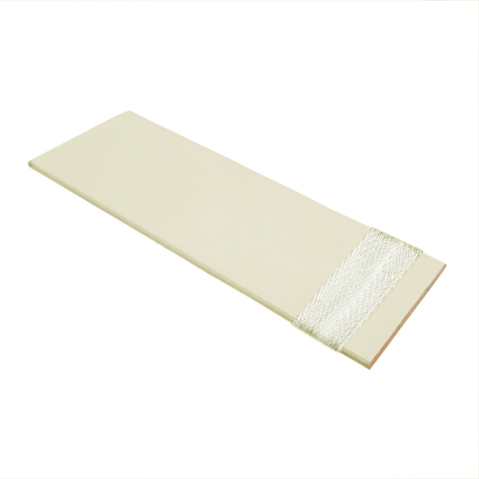 Cream Wood Venetian Blind With White Tape Swatch