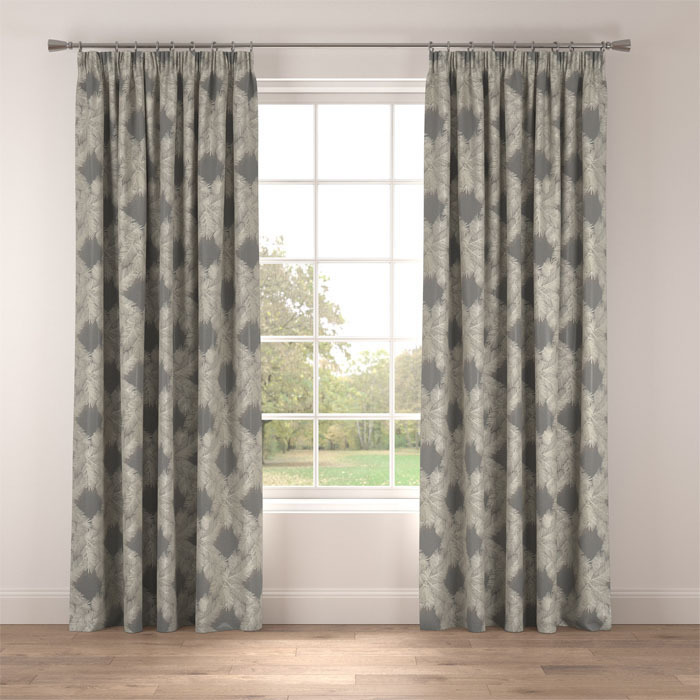Curtains in Aruba Slate by Belfield Home