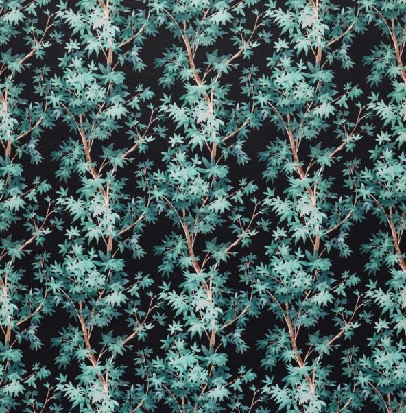 Aspen Teal Fabric by Ashley Wilde