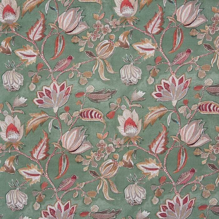 Azalea Fennel Fabric by Prestigious Textiles