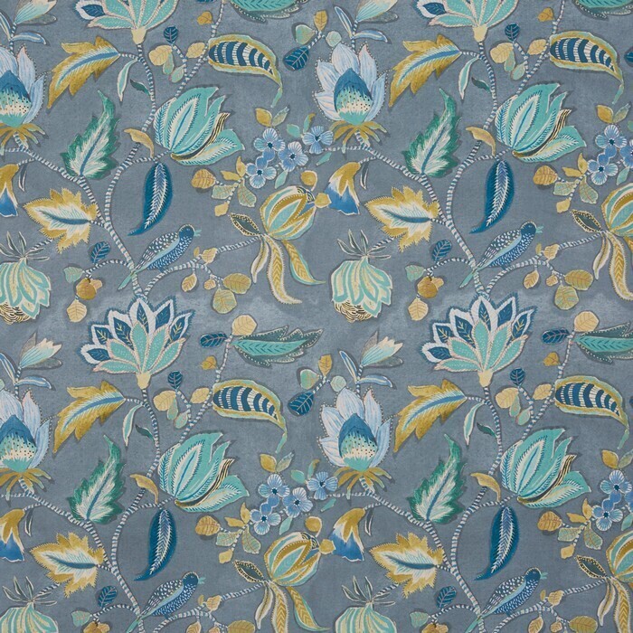 Azalea Ocean Fabric by Prestigious Textiles