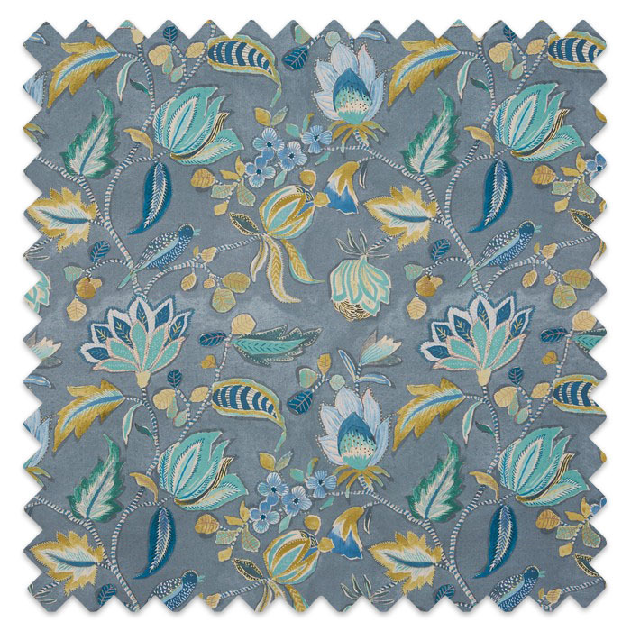 Swatch of Azalea Ocean by Prestigious Textiles