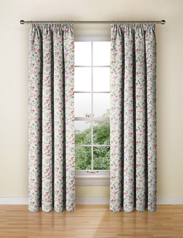 Made To Measure Curtains Birdtrail Grey