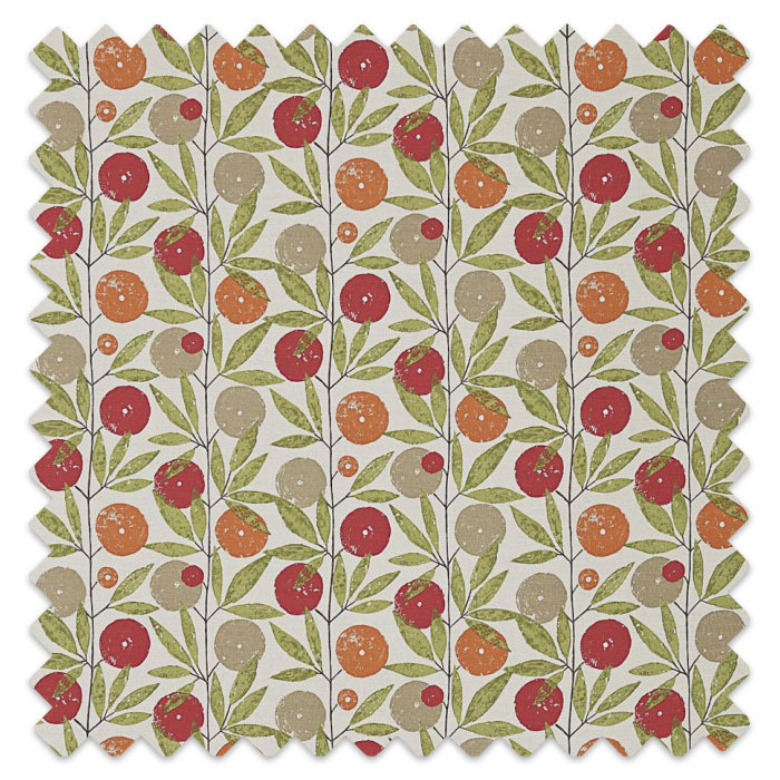 Swatch of Blomma Tangerine Chilli Citrus by Scion