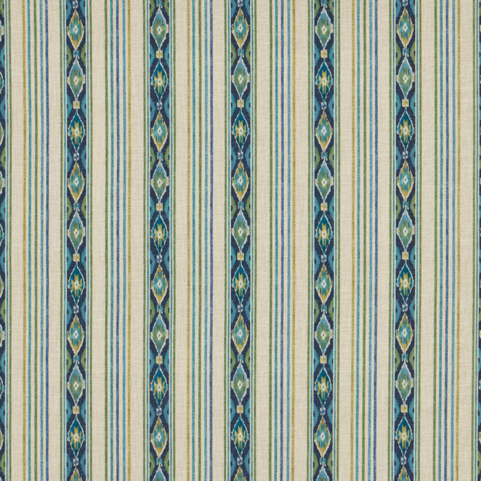 Boho Stripe Arctic Fabric by iLiv