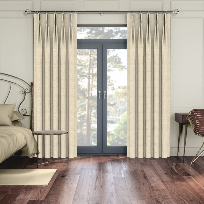 Curtains in Boucle Ivory