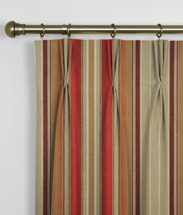 Pinch Pleat Curtains Braemar Cardinal