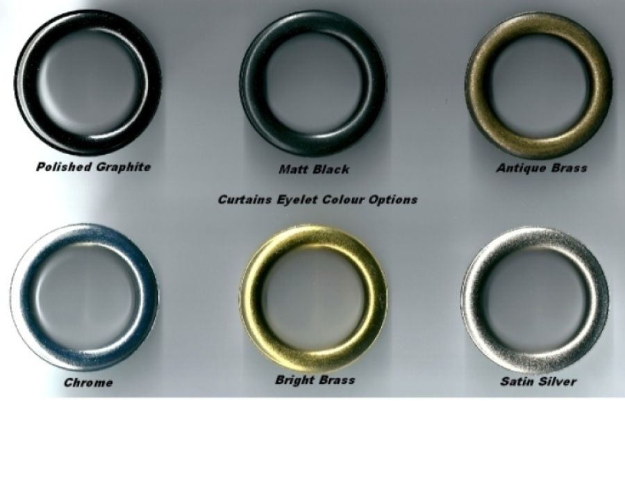 Eyelet Colour Options