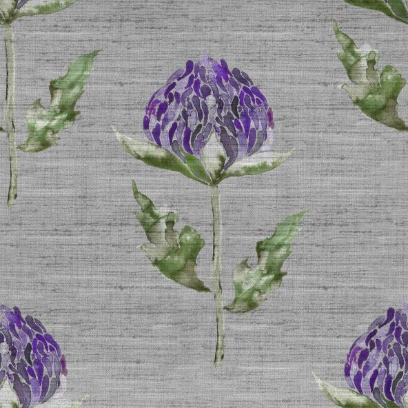 Bram Violet Fabric by Voyage