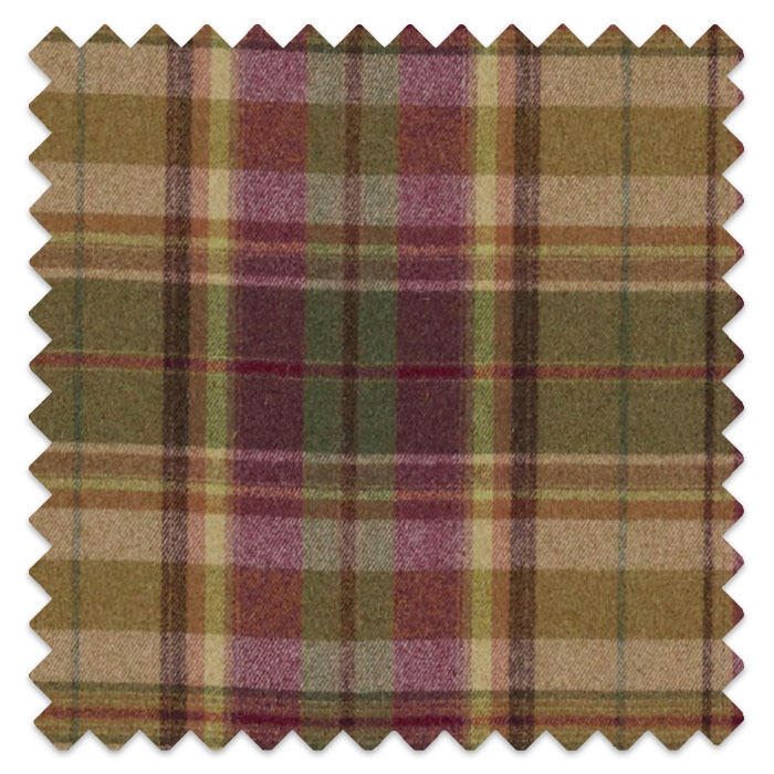 Swatch of Byron Caramel/Burgundy