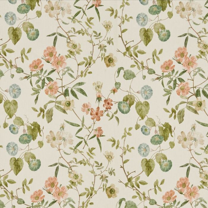 Caprice Papaya Fabric by iLiv