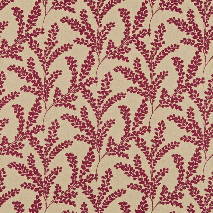 Clovelly Claret Fabric by Sanderson