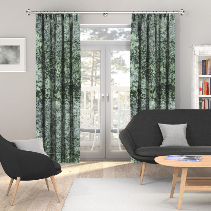 Made To Measure Curtains Crush Velvet Teal