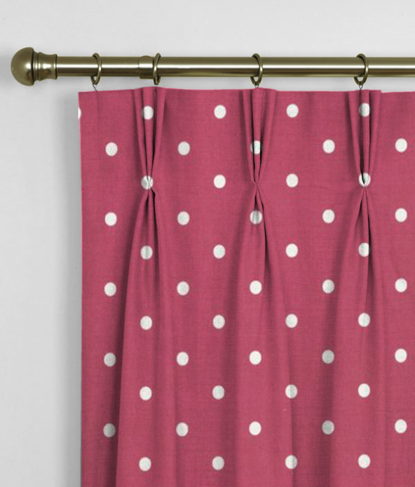 Pinch Pleat Curtains Dotty Multi