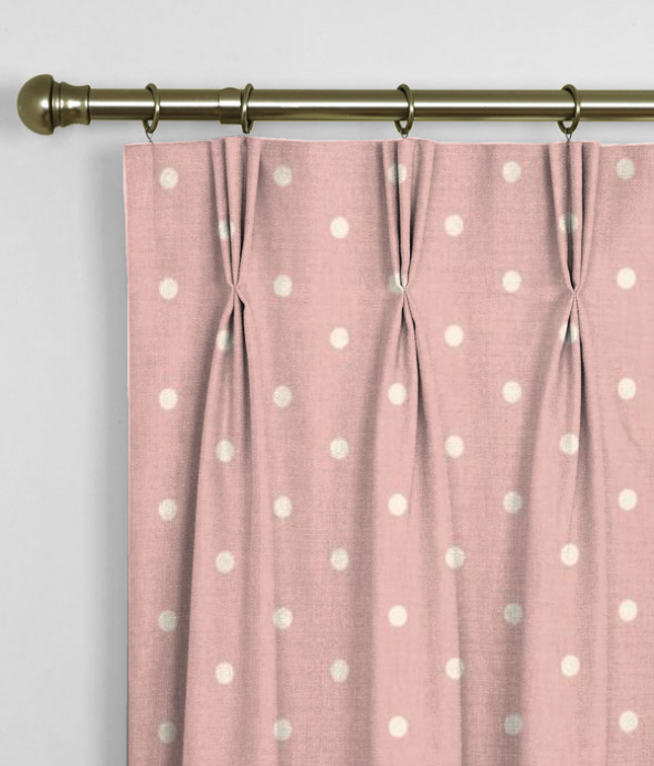 Pinch Pleat Curtains Dotty Rose
