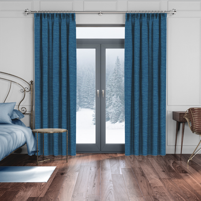 Curtains Dupion Faux Silk Airforce 1