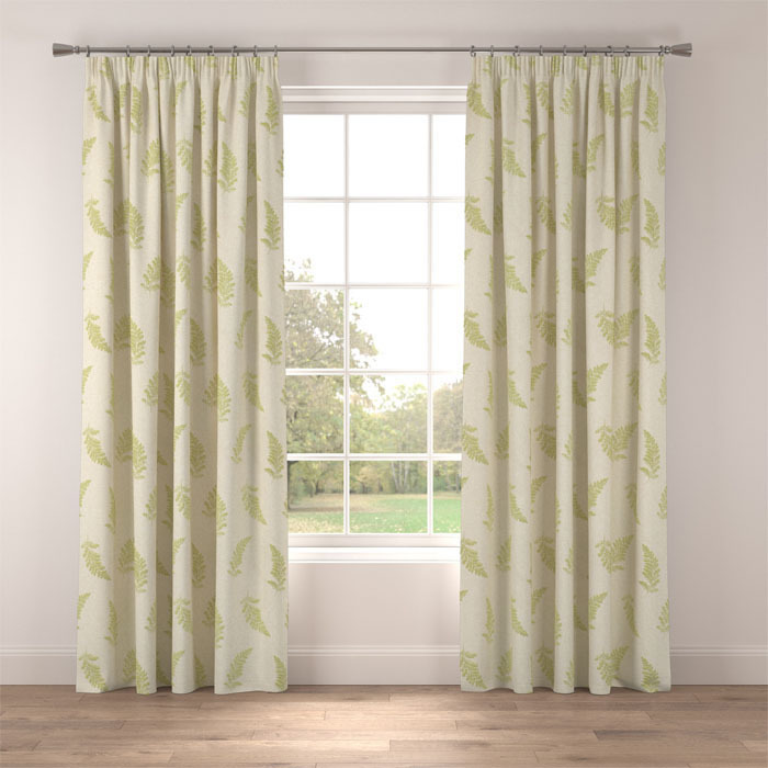 Curtains in Dylan Sage by Belfield Home