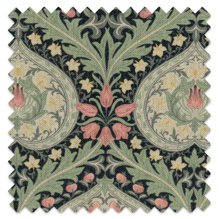 Swatch of Eden Midnight by William Morris