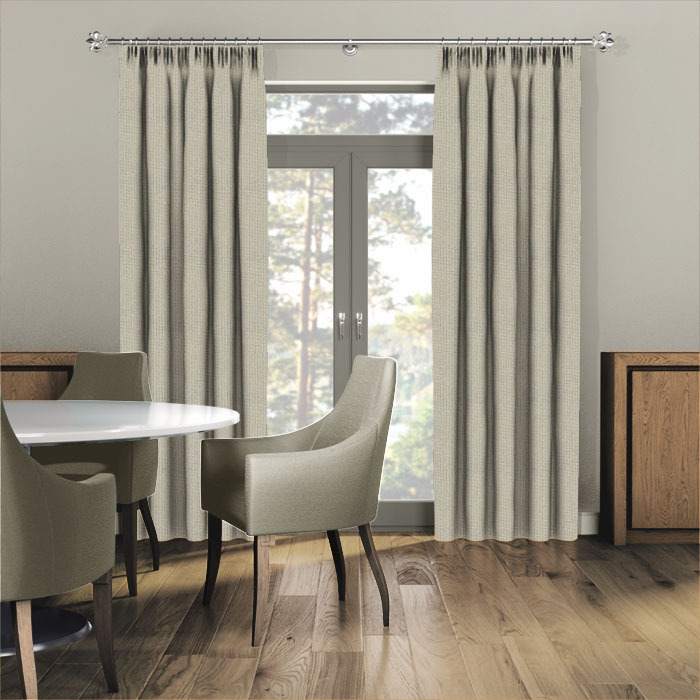 Faux Linen Natural Curtains