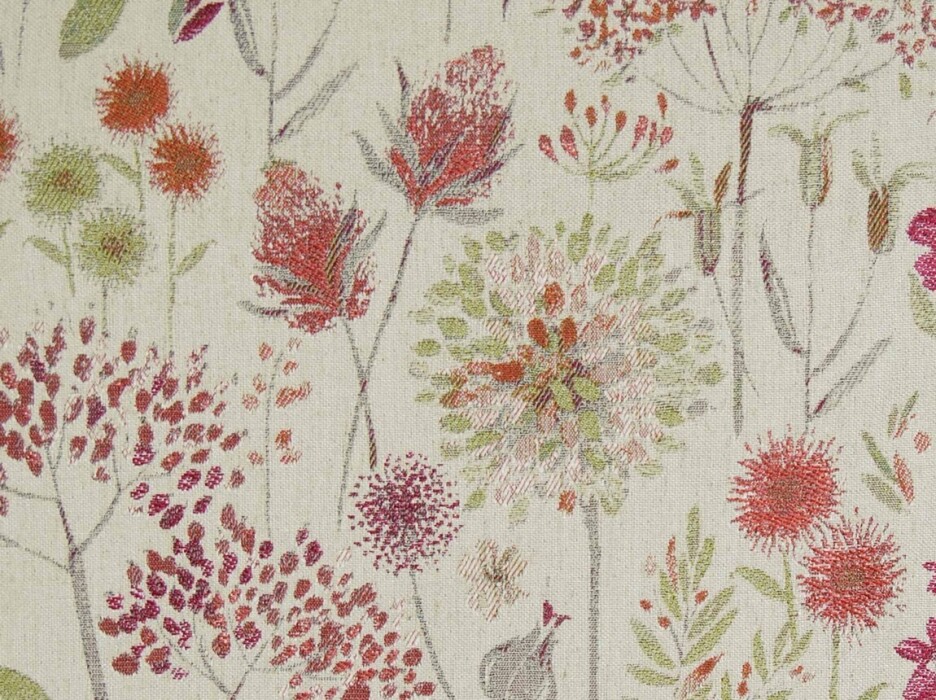 Image of flora linen russet by Voyage