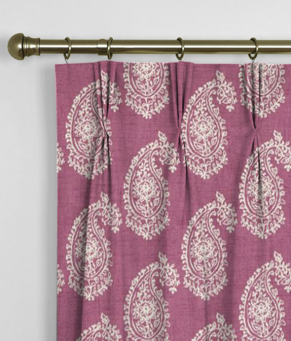Pinch Pleat Curtains Harriot Mulberry
