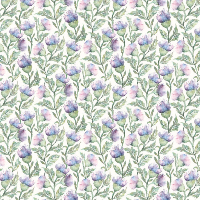 Hawick Heather Cream Fabric by Voyage