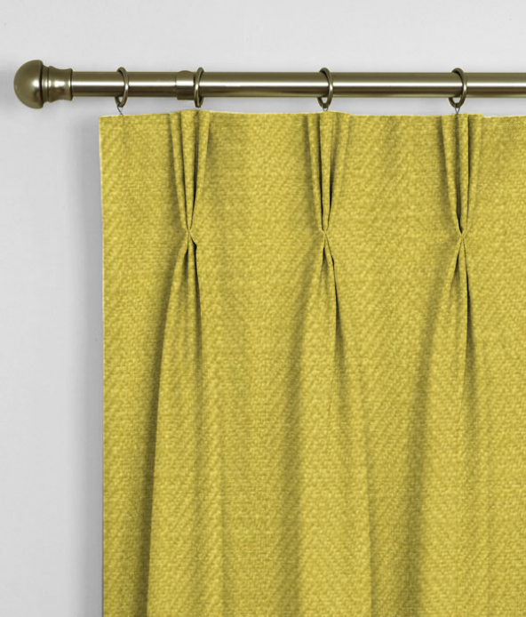 Pinch Pleat Curtains Henley Citrus