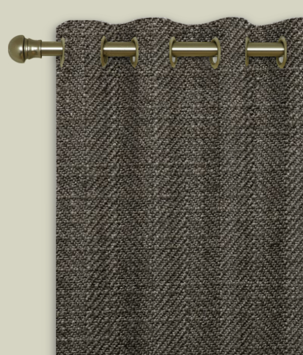 Eyelet Curtains Henley Espresso