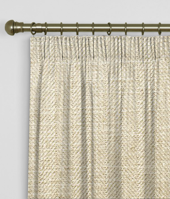 Pencil Pleat Curtains Henley Flax