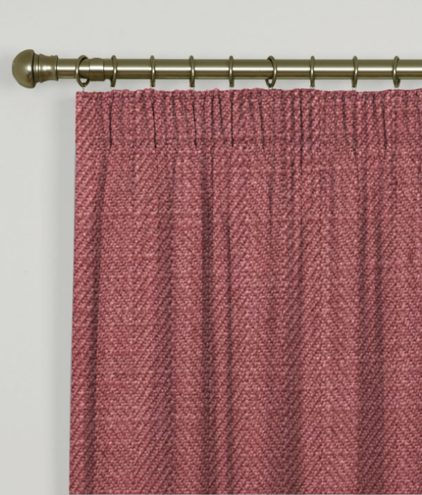 Pencil Pleat Curtains Henley Garnet