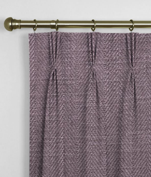 Pinch Pleat Curtains Henley Heather