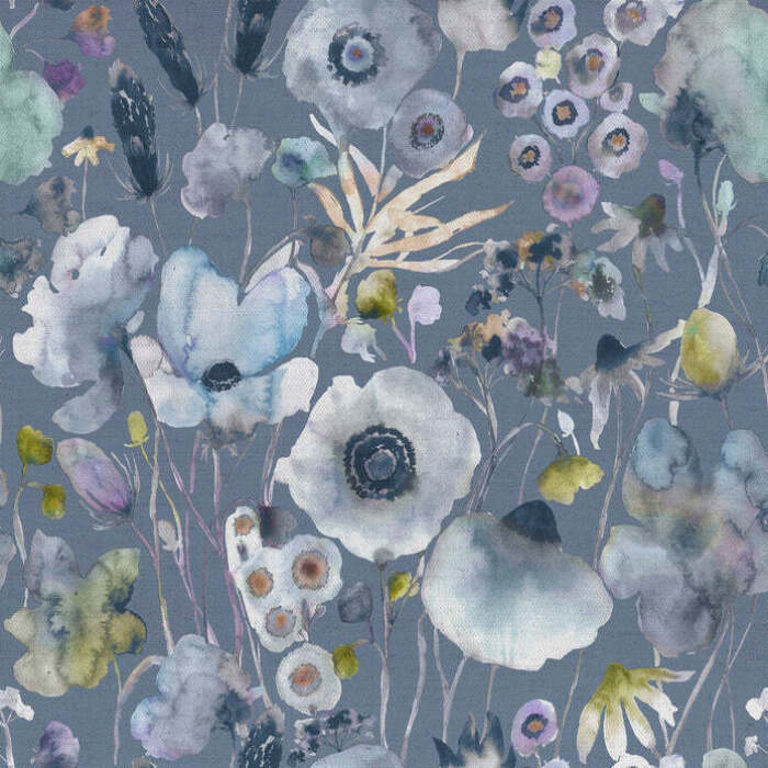 Hibbertia Crocus Lake Fabric by Voyage