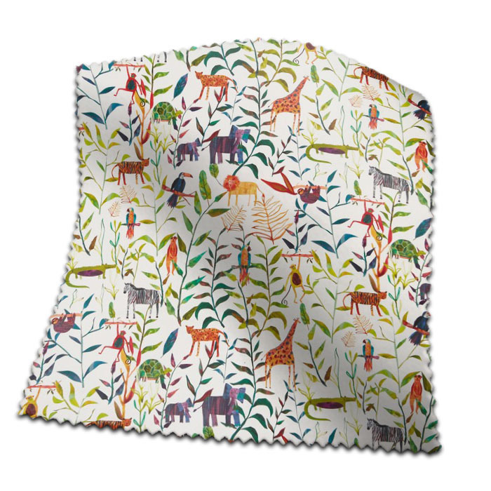 Swatch of Hide And Seek Jungle by Prestigious Textiles
