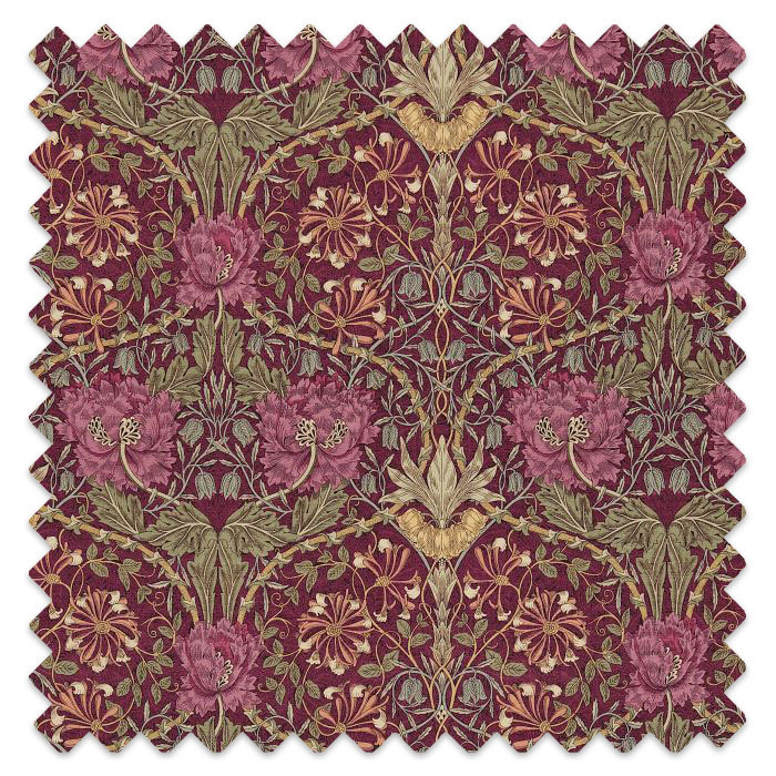 Swatch of Honeysuckle & Tulip Wine/Bayleaf