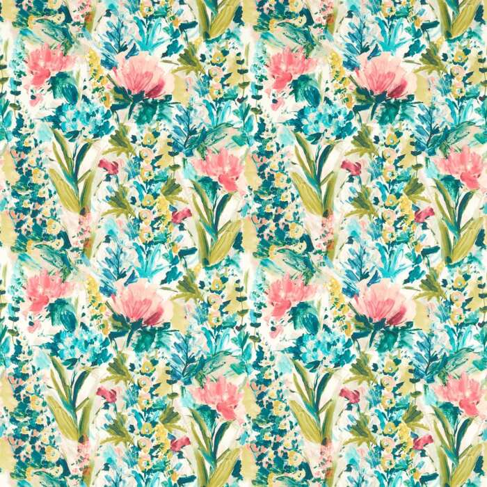Hydrangea Spice Forest Fabric by Clarke And Clarke