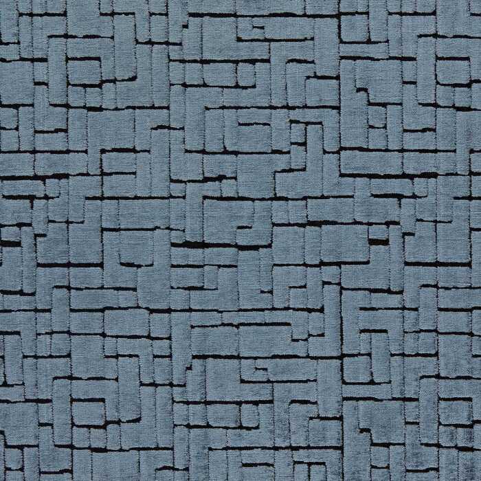 Kupka Navy Fabric by Clarke And Clarke