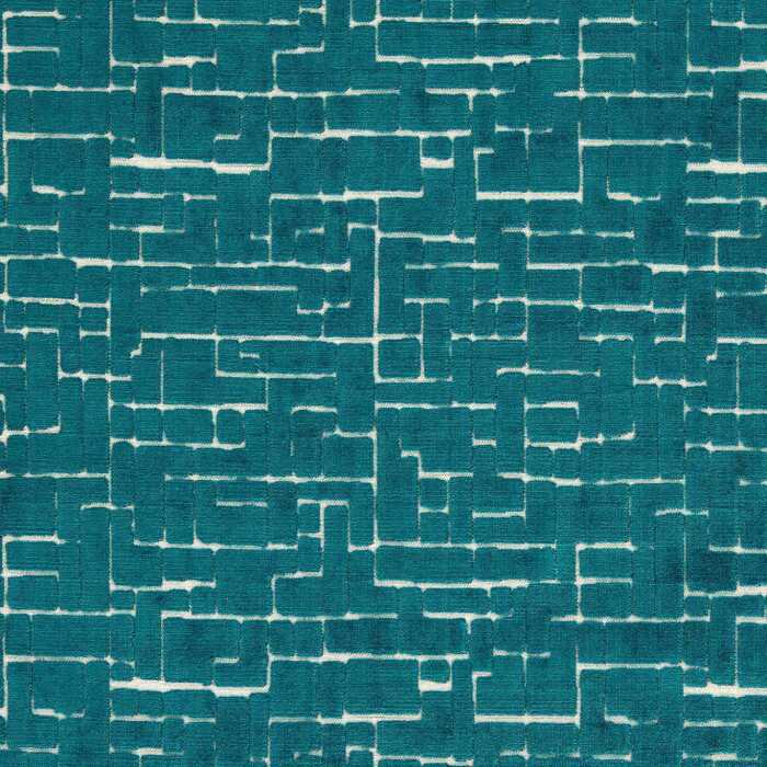 Kupka Peacock Fabric by Clarke And Clarke