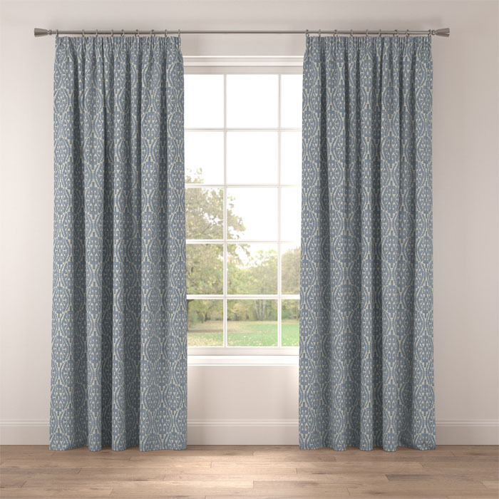 Curtains in Ledbury Denim by Belfield Home