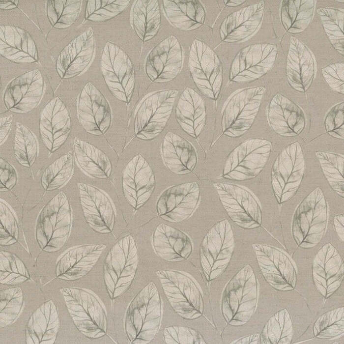 Lilah Stone Linen Fabric by Voyage