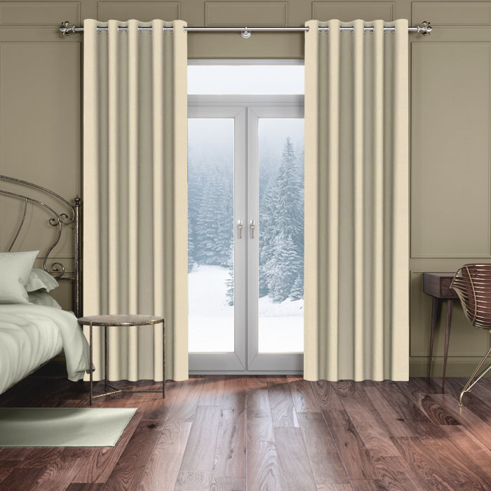 Linoso Buff Curtains